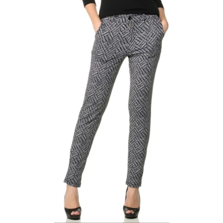CALÇA COMFORT NICE CLUB ESTAMPADA - P&B