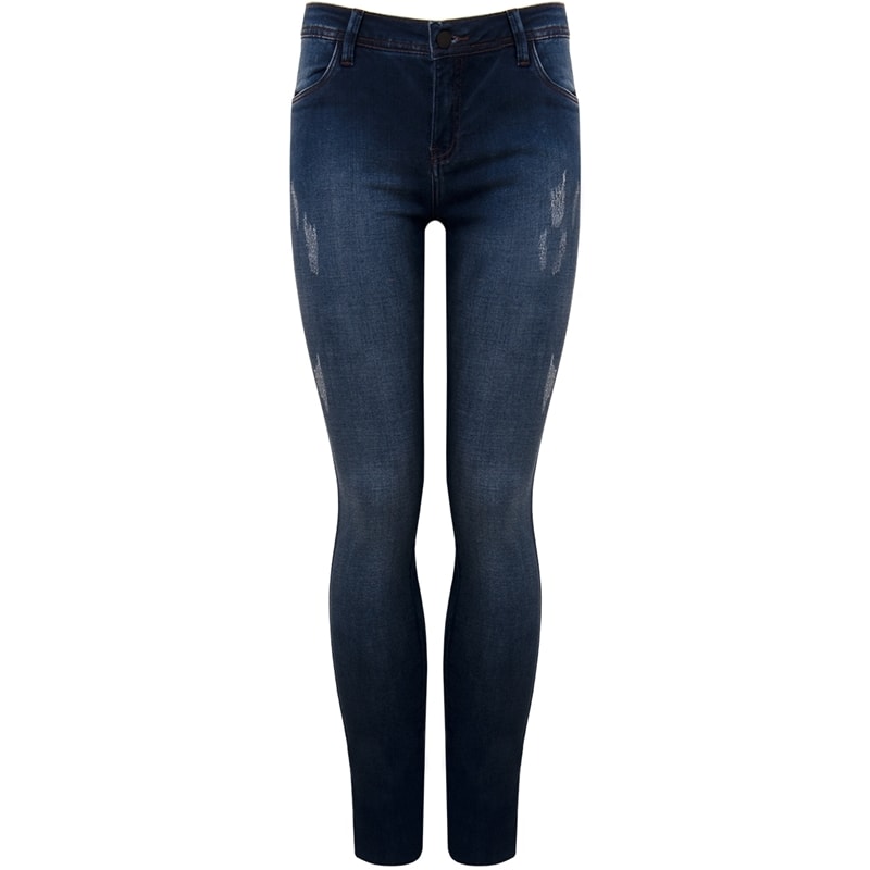 CALÇA CONFORT DET. ZÍPER CÓS RETO - JEANS