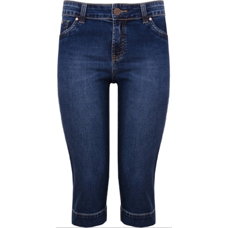 CALÇA CORSÁRIO JEANS STONED - JEANS