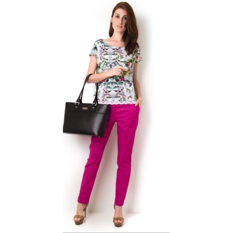 CALÇA COTTON ALFAIATARIA - FÚCSIA CALÇA COTTON ALFAIATARIA - FÚCSIA