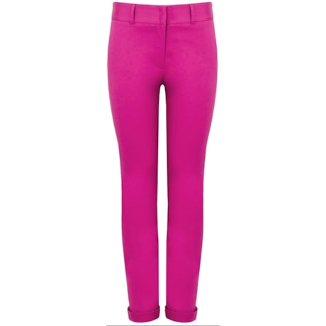 CALÇA COTTON ALFAIATARIA - FÚCSIA