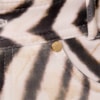 CALÇA EM MALHA PRENE ESTAMPA ZEBRA ZOO - MARROM