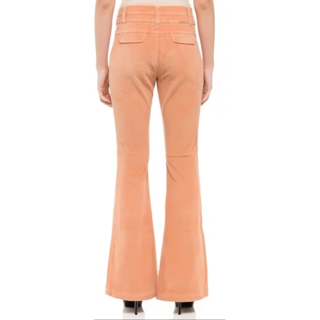 CALÇA FLARE CANTÃO VELUDO DIVA - ROSA CALÇA FLARE CANTÃO VELUDO DIVA - ROSA