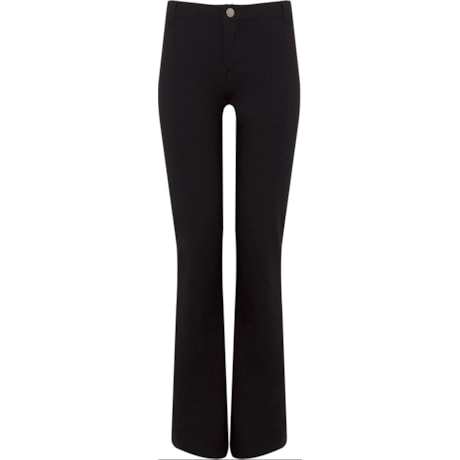 CALÇA FLARE GORGURÃO COM MATELASSÊ - PRETO CALÇA FLARE GORGURÃO COM MATELASSÊ - PRETO