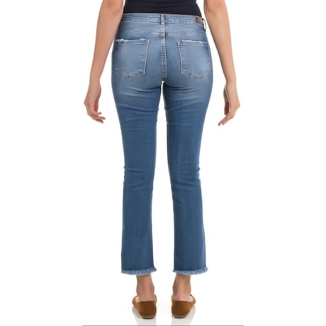 CALÇA JEANS CANTÃO  RETA NEW SHAPE - JEANS