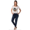 CALÇA JEANS CHOPPER  JOGGER COM ELASTICO CINTURA - JEANS