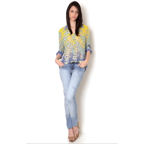 CALÇA JEANS SKINNY STONADA - JEANS CALÇA JEANS SKINNY STONADA - JEANS