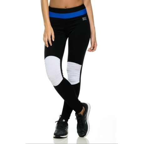 CALÇA LEG WALK TRENDY  DETALHE JOELO - PRETO