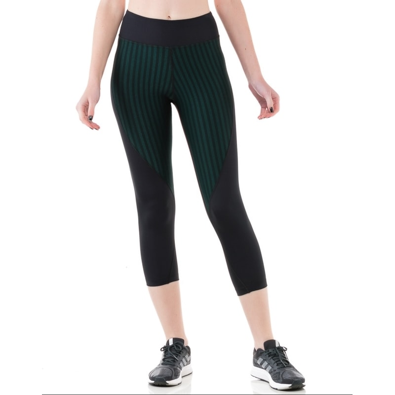 CALÇA LEGGING WALK TREND CURTA RECORTES - PRETO