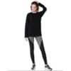 CALÇA LEGGING WALK TREND LONGA RECORTES BOLSO HORIZONTAL - PRETO