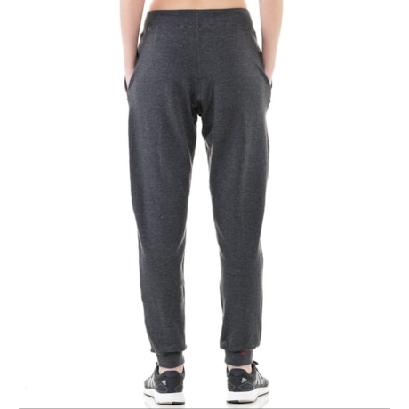 CALÇA MOLETOM WALK TREND CLÁSSICA NERVURA - GRAFITE
