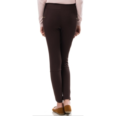 CALÇA MONTARIA STAT UNIT  ZÍPERES DECORATIVOS - MARROM