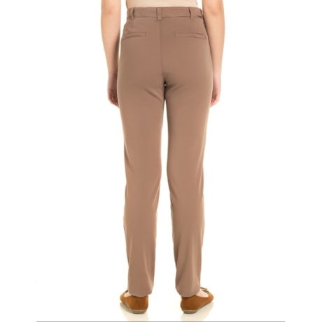 CALÇA SARJA CANTÃO ALFAIATARIA CONFORT SKINNY - CHOCOLATE