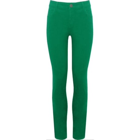 CALÇA SARJA COLOR CONFORT - VERDE