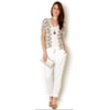 CALÇA SPORT CREPE - OFF WHITE CALÇA SPORT CREPE - OFF WHITE