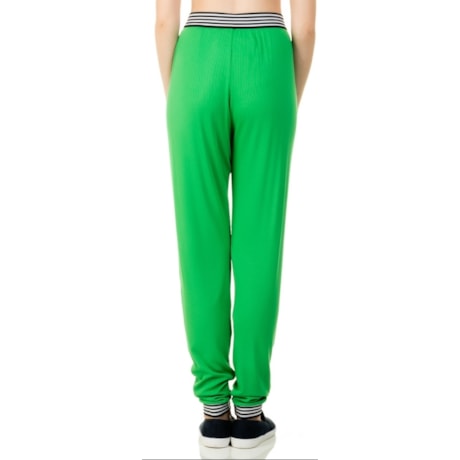 CALÇA WALK TRENDY CANELADA - VERDE