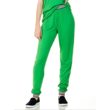 CALÇA WALK TRENDY CANELADA - VERDE