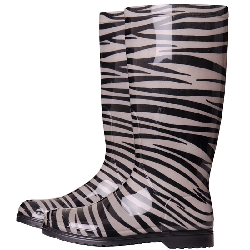 CALFOR - GALOCHA CANO ALTO ZEBRA - P&B CALFOR - GALOCHA CANO ALTO ZEBRA - P&B