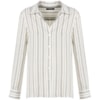 CAMISA AMÍSSIMA CREPE RISCA DE GIZ - BRANCO