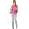 CAMISA AMPLA MANGA SINO YOLLA - PINK