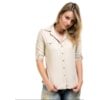 CAMISA ARIBANA CAPITOLLIUM EXCLUSIVE SUEDE - BEGE