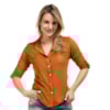 CAMISA ARIBANA CAPITOLLIUM EXCLUSIVE SUEDE - CARAMELO