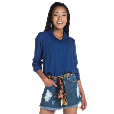 CAMISA CANTÃO BÁSICA VISCOSE - ROYAL CAMISA CANTÃO BÁSICA VISCOSE - ROYAL
