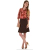 CAMISA EM CREPE MULLET ERNESTINA - FRAMBOESA