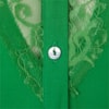 CAMISA GOLA PADRE COM RENDA - VERDE