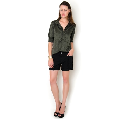 CAMISA M/L PYTHON ADRIANA - VERDE