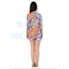 CAMISA MALHA FOLHAS MIX - LARANJA