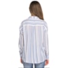 CAMISA NICE CLUB CREPE  LISTRAS - AZUL