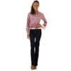 CAMISA SEDA E ALGODÃO MANGA SINO BRITE - FRAMBOESA