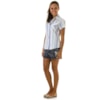 CAMISA TRICOLINE MANGA CURTA SNOOPY - INDIGO