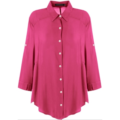 CAMISA VISCOSE AMPLA MANGA 3/4  YUNA - PINK