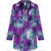 CAMISA VISCOSE ESTAMPA PLANCTON - ROXO