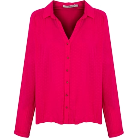 CAMISA VISCOSE MAQUINETADA - PINK