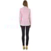 CAMISA XADREZ COM BOLSOS E MARTINGALE LIZ - ROSA