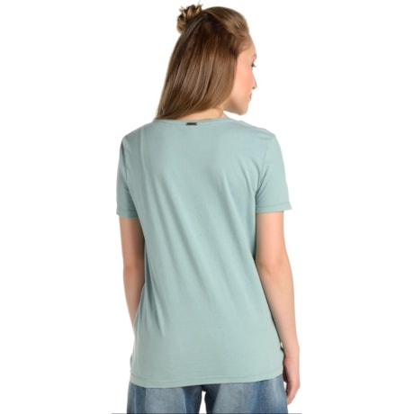 CAMISETA DZARM COM LETTERING PRINT - VERDE CAMISETA DZARM COM LETTERING PRINT - VERDE