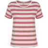 CAMISETA LISTRADA DZARM  ALGODÃO - VERMELHO