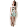 CANTÃO - BERMUDA SARJA COLOR ESPATULADA - KHAKI