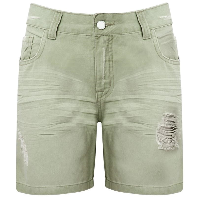 CANTÃO - BERMUDA SARJA COLOR ESPATULADA - KHAKI