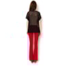CANTÃO - BLUSA CHIFFON ESTAMPA ÉTNICA ANAUÊ COSTAS TRICOT - PRETO