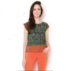 CANTÃO - BLUSA ESTAMPA CIGANA - VERDE