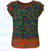 CANTÃO - BLUSA ESTAMPA CIGANA - VERDE