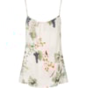 CANTÃO - BLUSA ESTAMPA TROPICAL ALÇAS FINAS - OFF WHITE