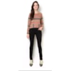CANTÃO - BLUSA MOLETOM CROPPED MATELASSE SILK - TELHA