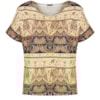 CANTÃO - BLUSA MOLETON SILK DIAMONDS - BEGE