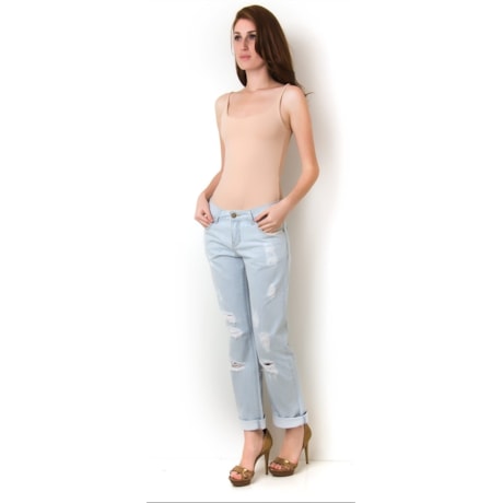 CANTÃO - CALÇA JEANS RASGADA - JEANS CANTÃO - CALÇA JEANS RASGADA - JEANS