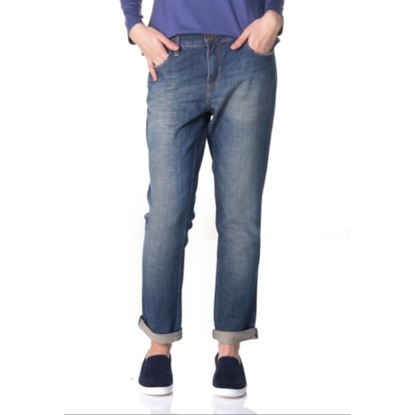 CANTÃO - CALÇA JEANS RETA STONADA NEW FIT - STONADO